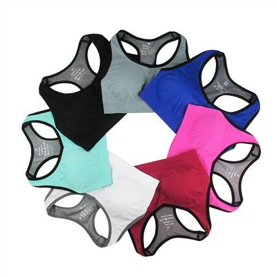 Yoga Bra Padded Ladies Lancar Wanita Sukan Bra